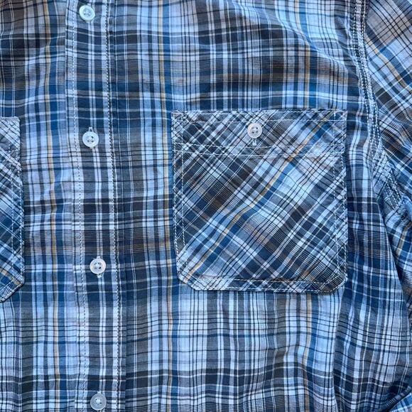 Roebuck & Co. Plaid Button-Up Men's Long Sleeve Shirt in XL - Picture 4 of 9
